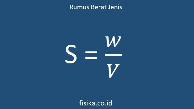 Rumus Berat Jenis