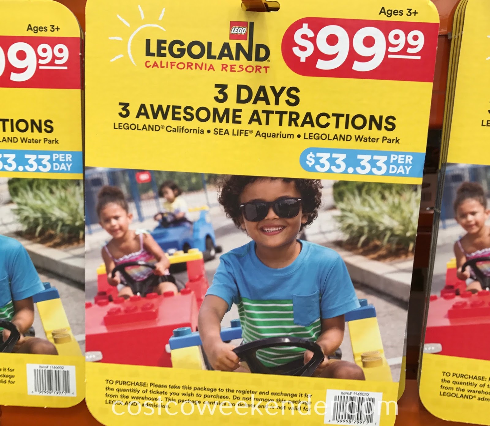 Legoland California Resort 3 Day Hopper Ticket | Costco ...