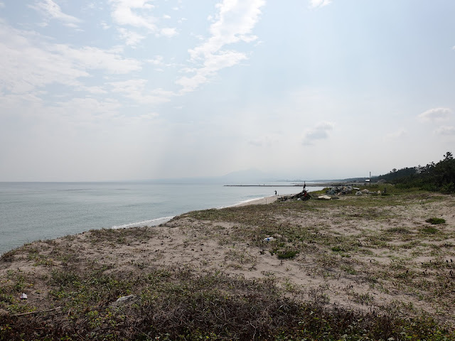 弓ヶ浜海岸を帰ります