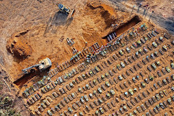 Com aumento das mortes, Manaus enterra vítimas da covid-19 em valas coletivas
