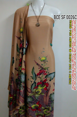 BCE SF 0026C: BATIK CARTEGENA EXCLUSIVE DESIGN, CANTIK, MENARIK, LEMBUT, SEJUK, SELESA &TAHAN LASAK