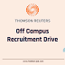 Thomson Reuters Off Campus 2024 | Thomson Reuters Recruitment For 2024, 2023, 2022 Batch