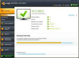 Screenshot Avast Internet security 8