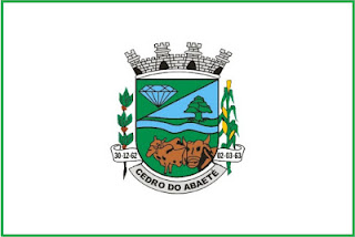 Bandeira de Cedro do Abaeté MG