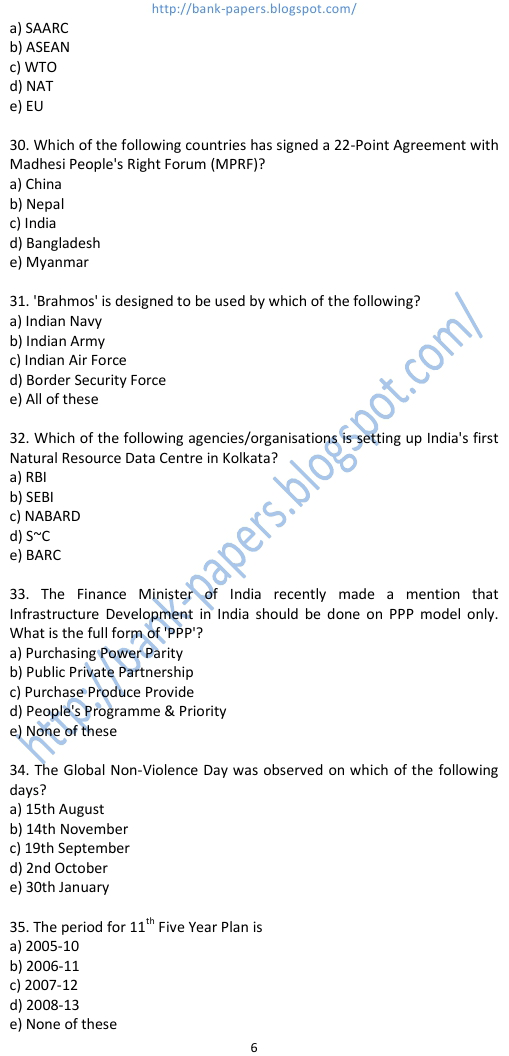 general awareness questions and answers for bank exams