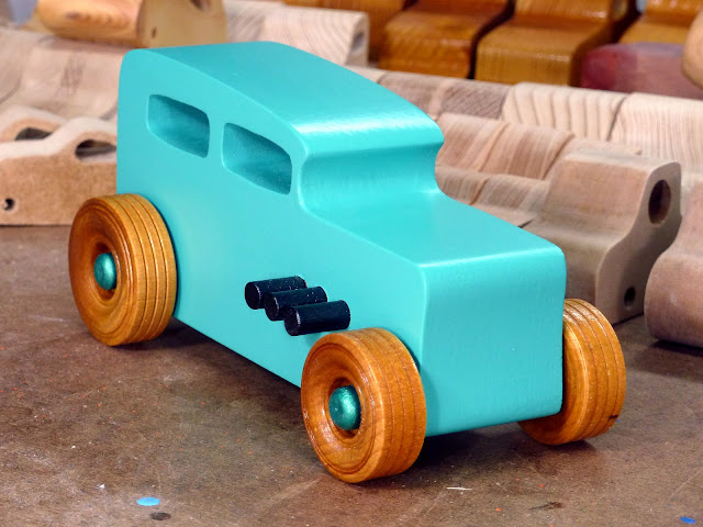 20170521-152425 Etsy - Wooden Toy Car - Hot Rod Freaky Ford - 32 Sedan - MDF - Air Brushed Acrlyic