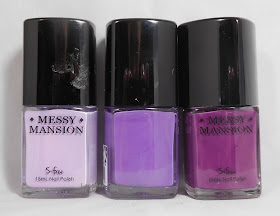 Messy Mansion Lilac, Heliotrope, Royal Purple