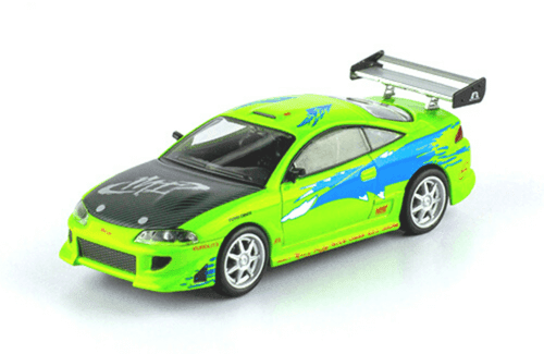 mitsubishi eclipse 1:43coleccion de coches rapidos y furiosos 1:43, fast and furious altaya