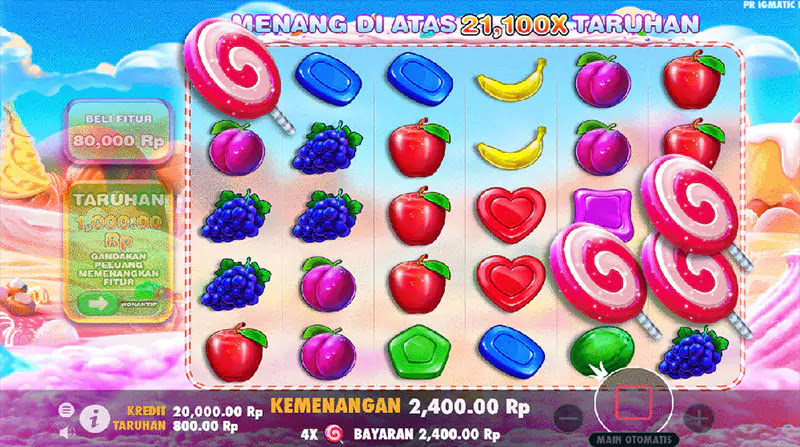 Fitur Free Spin Sweet Bonanza