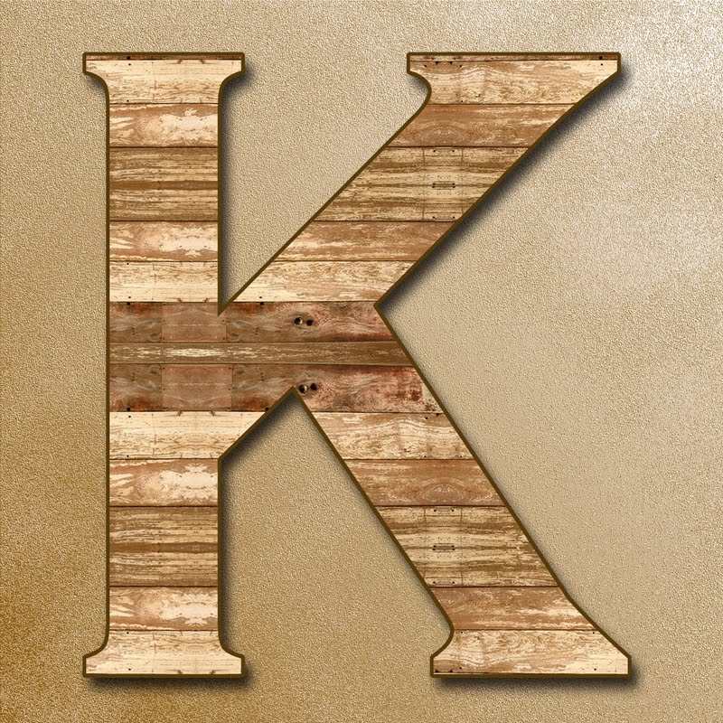 Wooden k