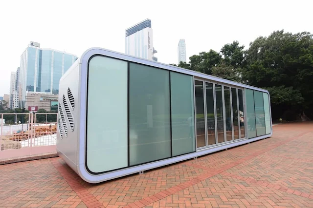 The Alpod aluminum house 