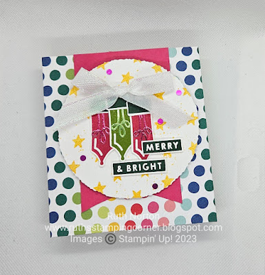 stampin up, merry bold and bright
