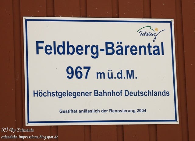 Höhenschild Feldberg-Bärental