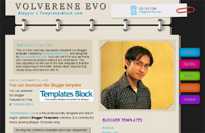 Blogger Template | Milano