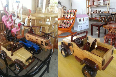 Juguetes de madera para niños: vehículos