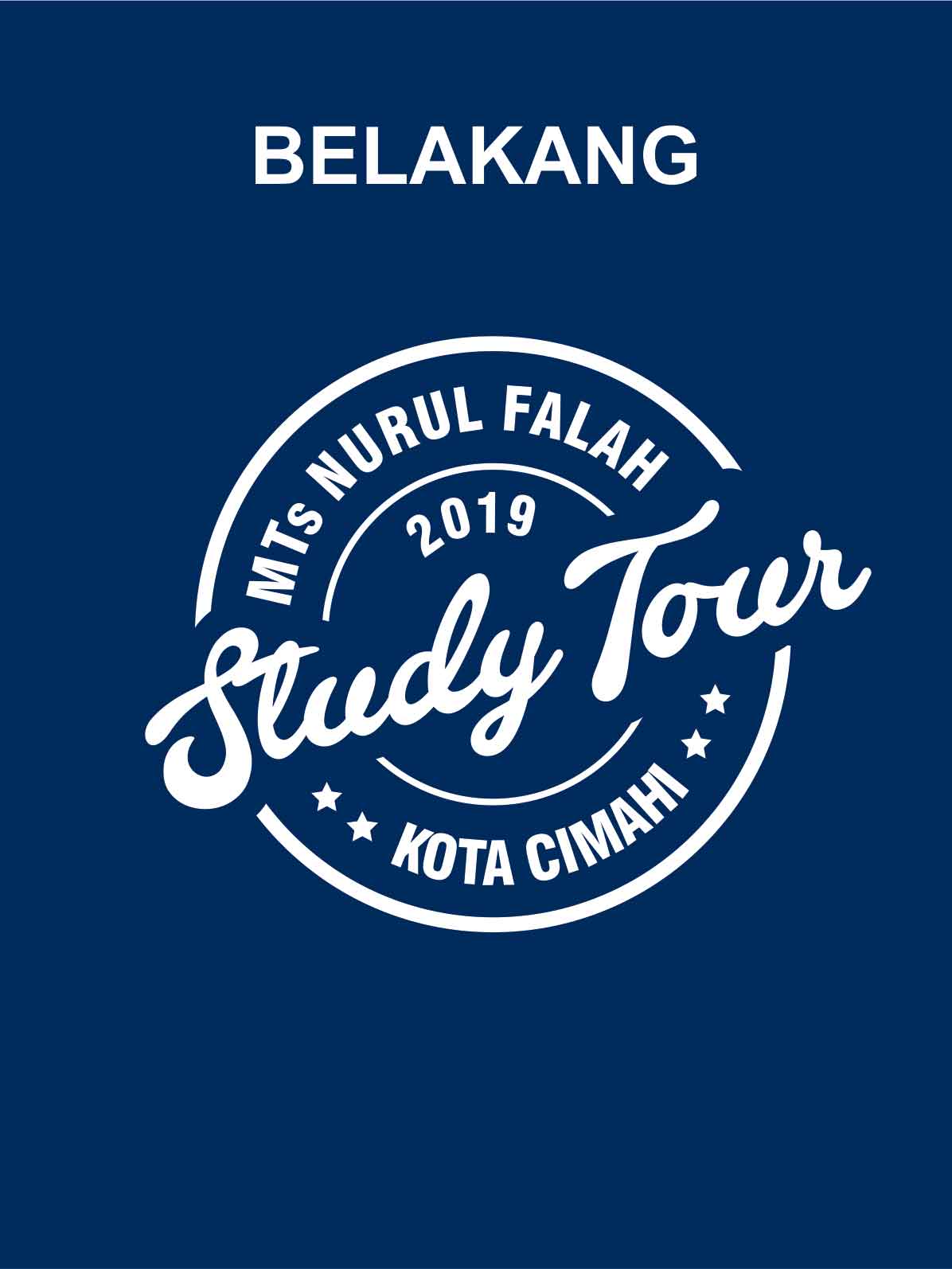  Contoh Desain Kaos Study Tour karya wisata SD SMP MTs 