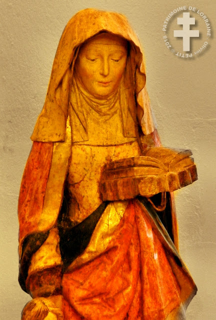NANCY (54) - Musée lorrain : Education de la Vierge (XVIe siècle)