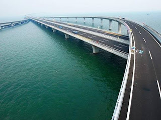 China inaugurou a maior ponte sobre o mar do mundo