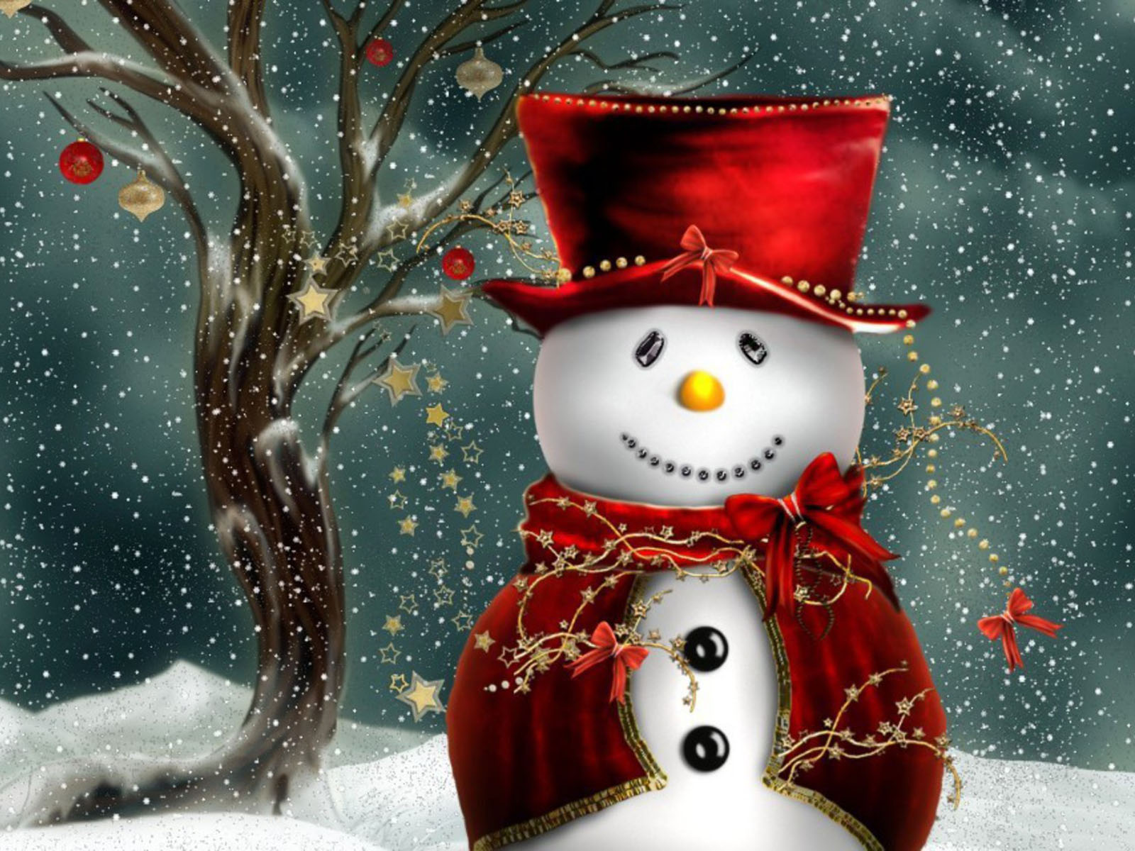 wallpapers: Christmas Snowman Wallpapers