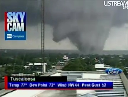 tuscaloosa tornadoes. tuscaloosa tornado 2011.