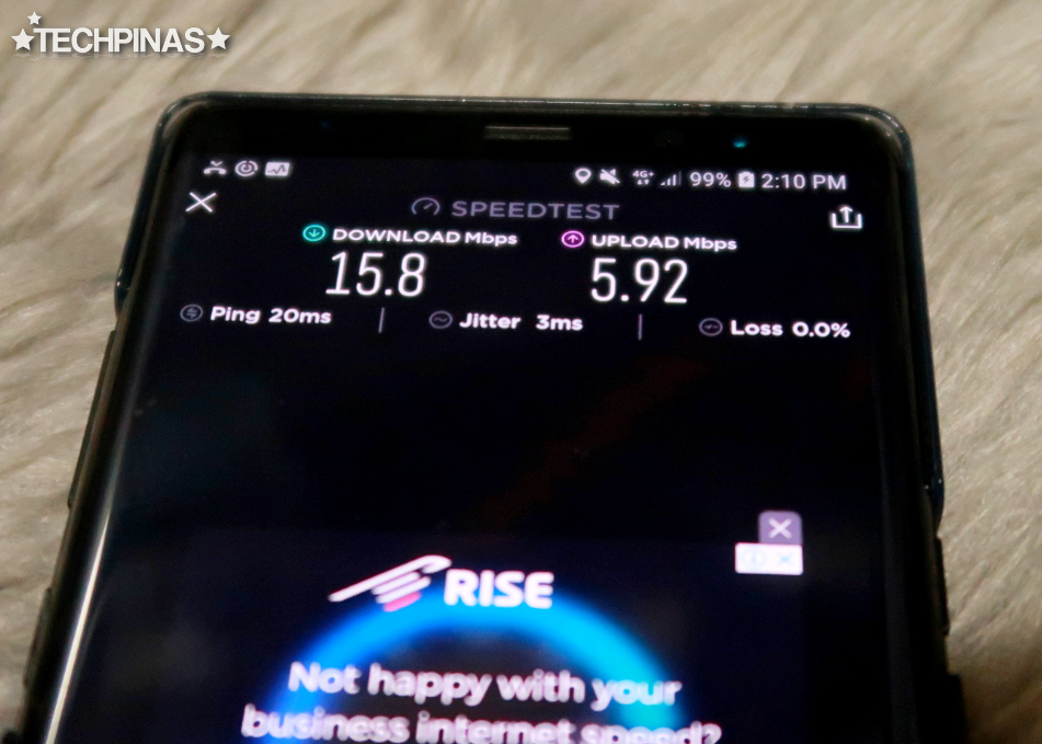 Smart SurfMax 50 Promo SpeedTest