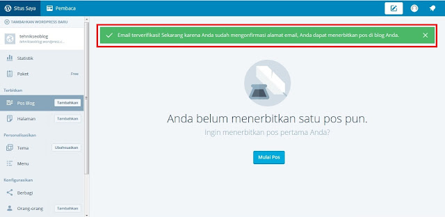 Cara Membuat Blog Gratis di Wordpress Gratis Terbaru