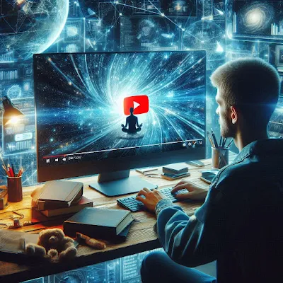 Usuario viendo contenido en youtube