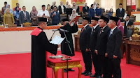 Bernas Yuniarta Resmi Ketua DPRD Kota Bandarlampung 