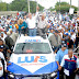 Candidato presidencial del PRM y aliados recorren calles de San Juan