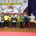 Irwasda Polda Sumut Tutup Pertandingan Badminton TNI-Polri di Gedung PBSI Medan