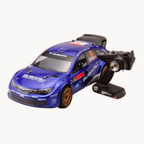 Kyosho EP 4WD R/S Subaru Impreza WRC RC Car (1/9 Scale) with KT-200