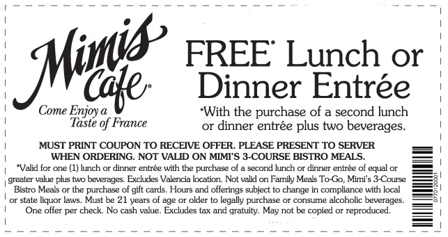 mimis cafe coupons 2018