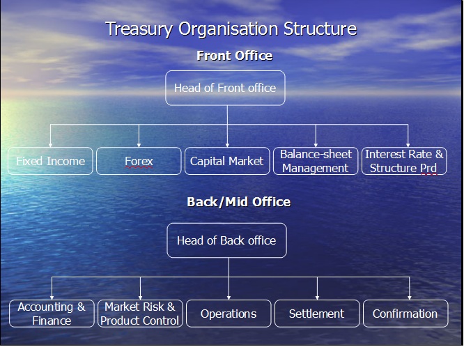 Treasury Department in a Bank: Organisation Structure