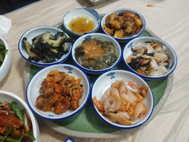 통영 다찌. 해산물