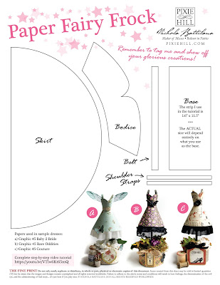 Paper Fairy Frocks with Tutorial - Nichola Battilana