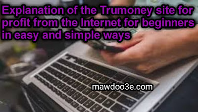 Explanation of the trmoney site for profit from the Internet for beginners in easy and simple ways