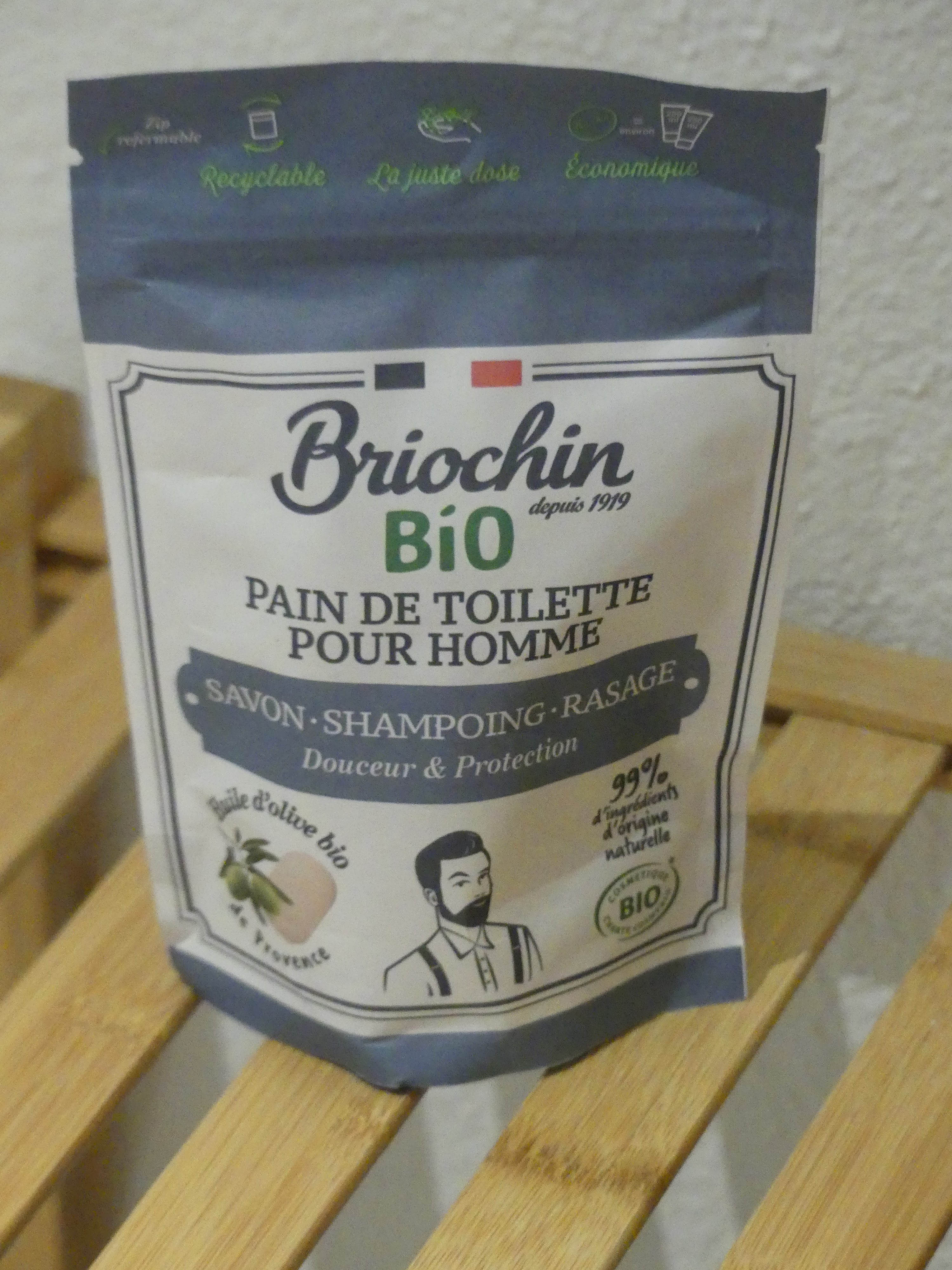 Briochin pain de toilette pour homme