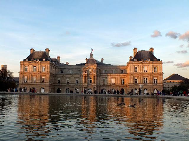 Palacio en el Jardín de Luxemburgo París