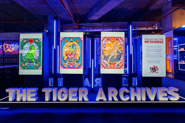 An exhibition of The Tiger Archives at the Tiger Den, at Pavilion Bukit Jalil