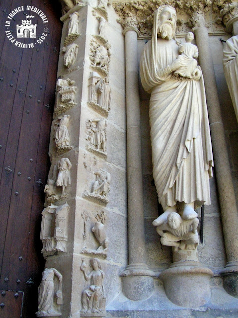 REIMS (51) - Cathédrale Notre-Dame (Extérieur - Façade occidentale)