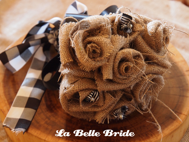 centerpieces and one of my favorites is burlap roses on toss pillows