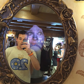 haunted mansion Memento Mori mirror 