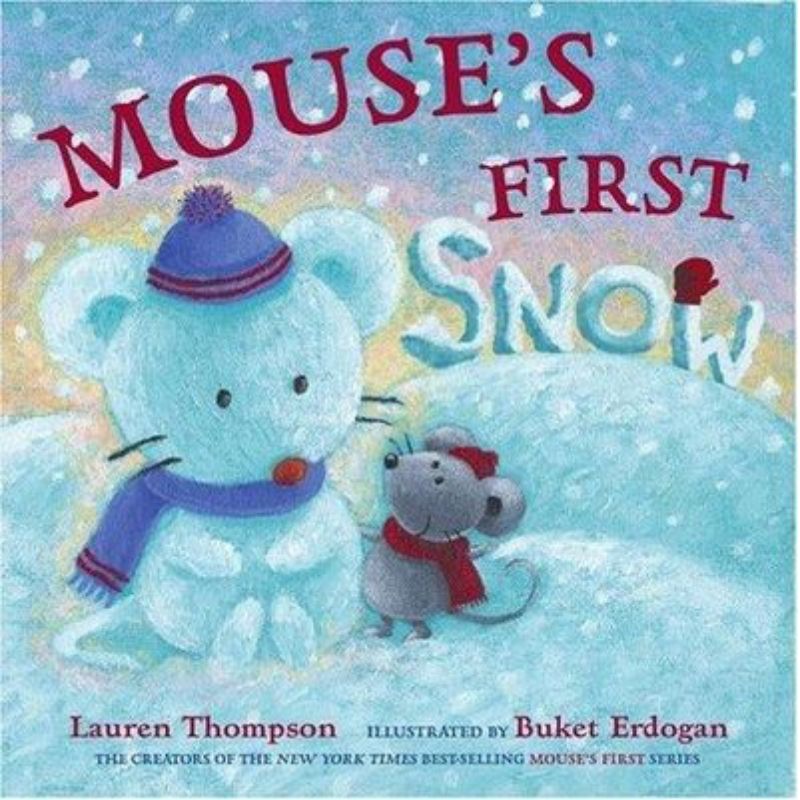 mouse's first snow book cover.