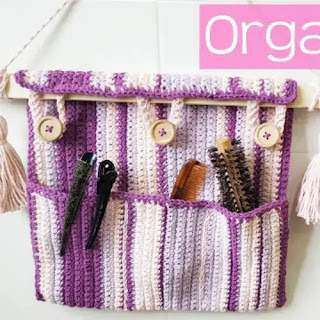 Organizador a crochet