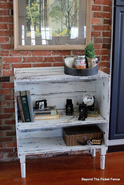 Farmhouse Shelf Makeover Take Two