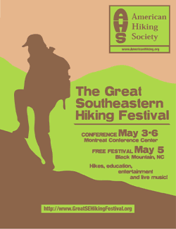 Great Southeastern Hiking Festival