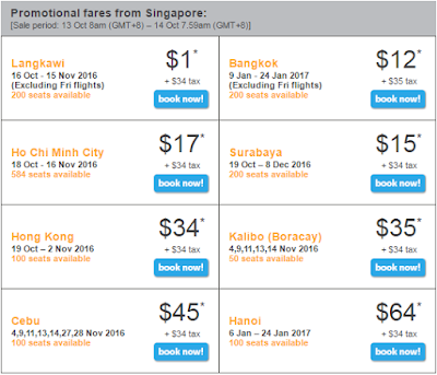 giá vé bay từ Singapore của tiger air 
