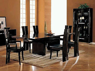 Modern Dining Room furniture, Black