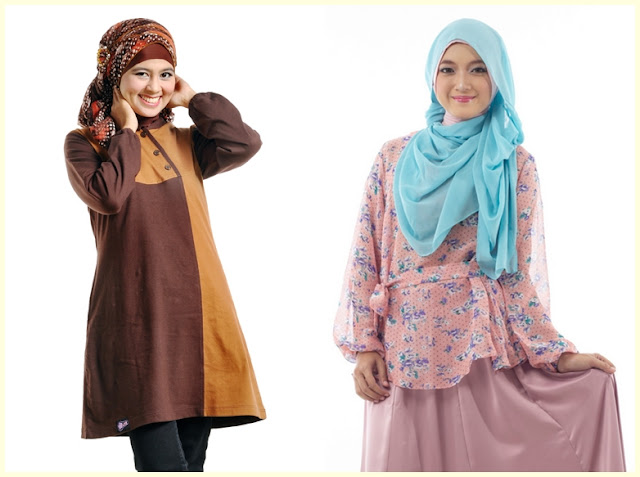 Model blouse wanita muslim terbaru