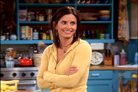 Monica Geller on Friends It's a running theme throughout the series that